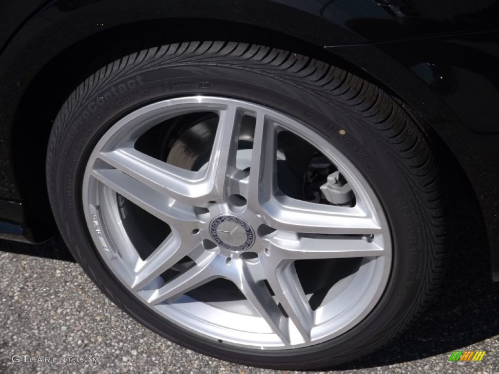 2014 E 350 4Matic Sedan - Black / Black photo #5