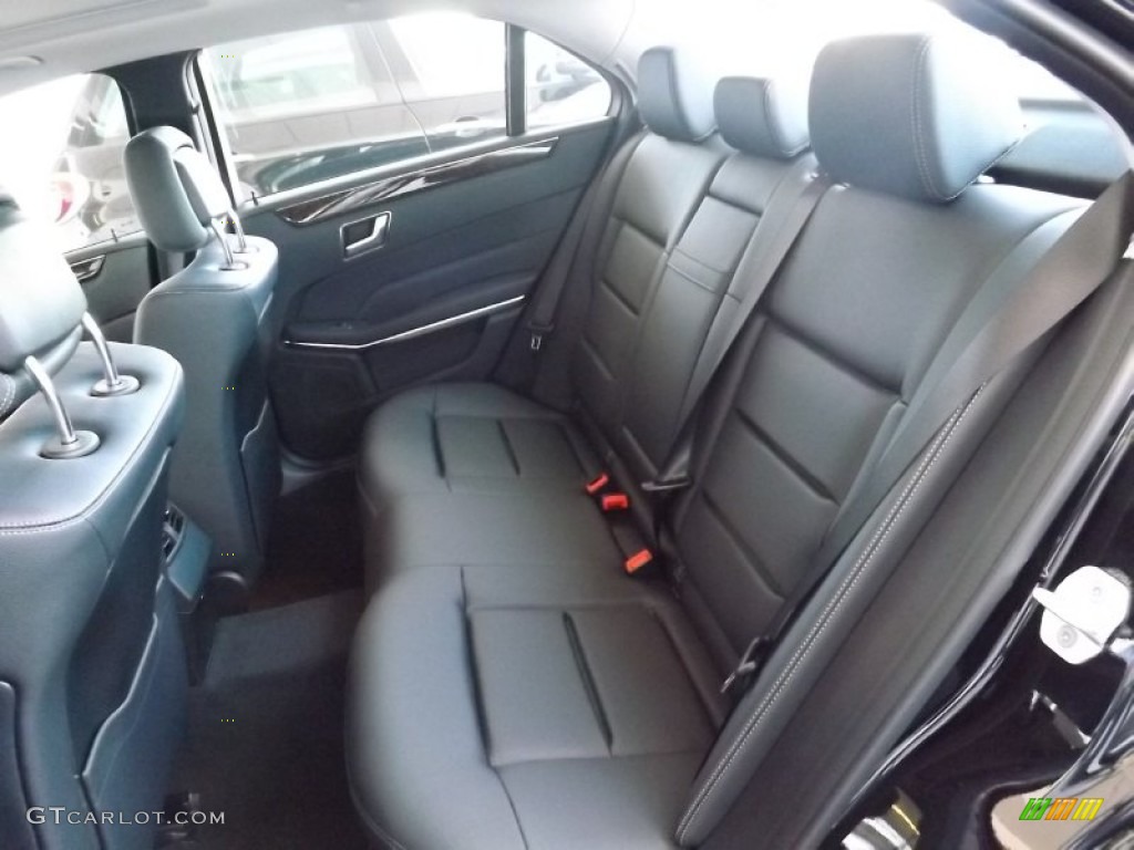 2014 E 350 4Matic Sedan - Black / Black photo #6