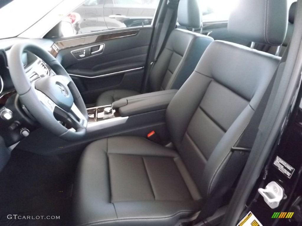 2014 E 350 4Matic Sedan - Black / Black photo #11