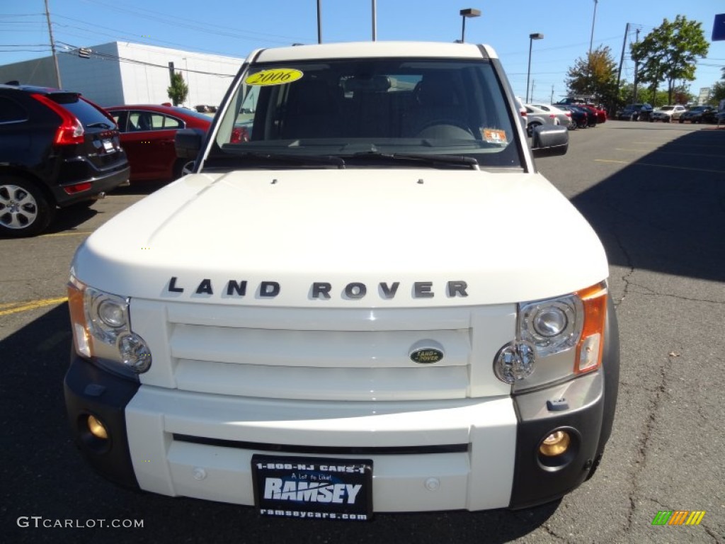 2006 LR3 V8 HSE - Chawton White / Black photo #35