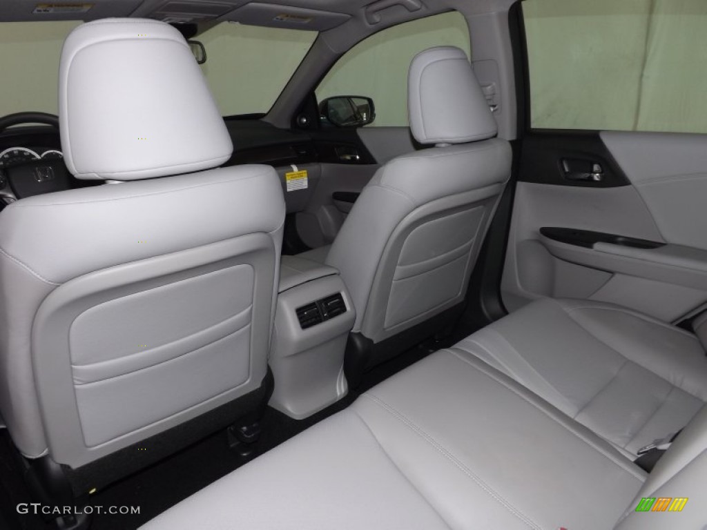2014 Accord EX-L Sedan - Modern Steel Metallic / Gray photo #32