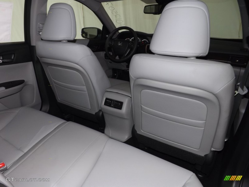 2014 Accord EX-L Sedan - Modern Steel Metallic / Gray photo #35