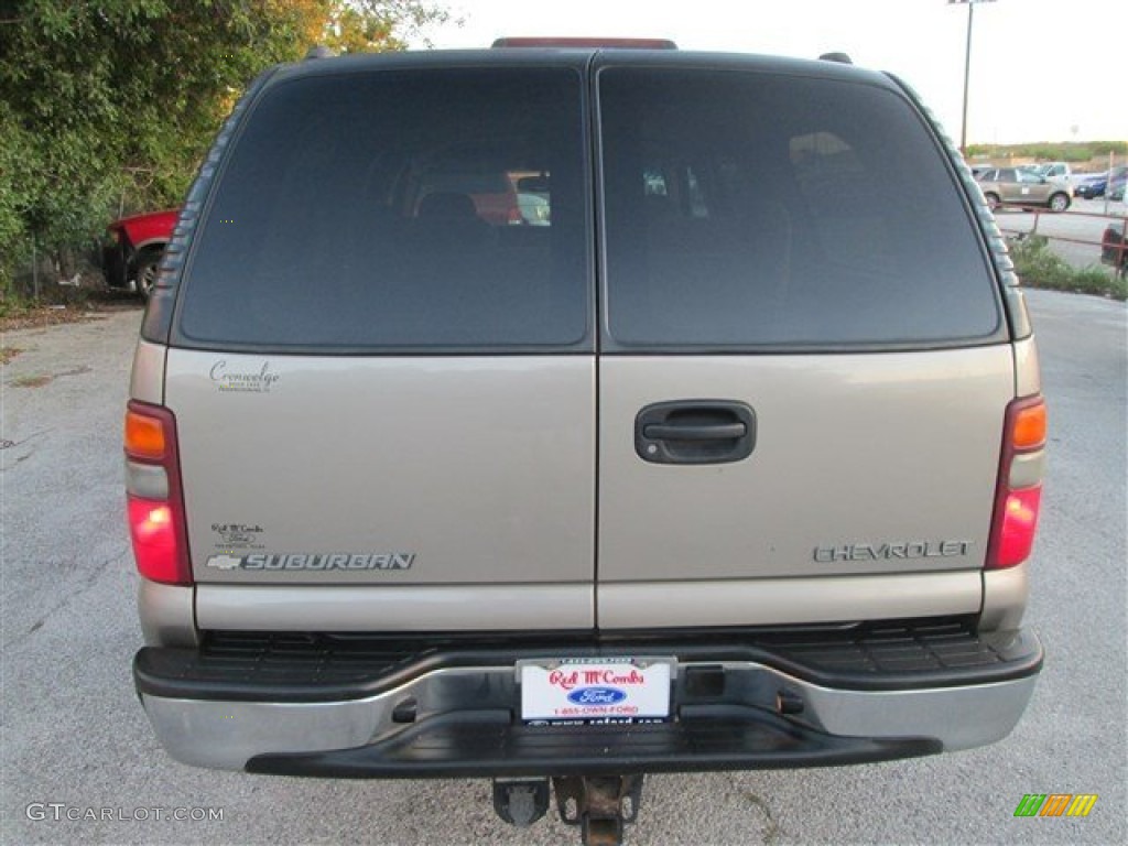 2003 Suburban 1500 LS - Light Pewter Metallic / Tan/Neutral photo #5
