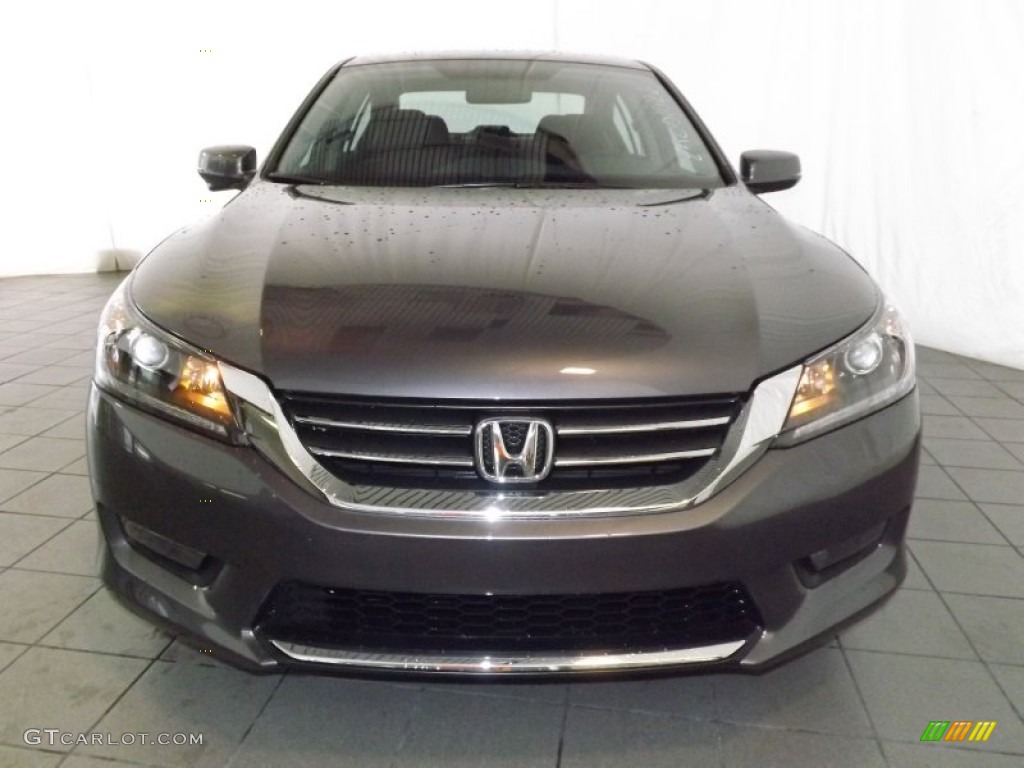 2014 Accord EX Sedan - Modern Steel Metallic / Black photo #2