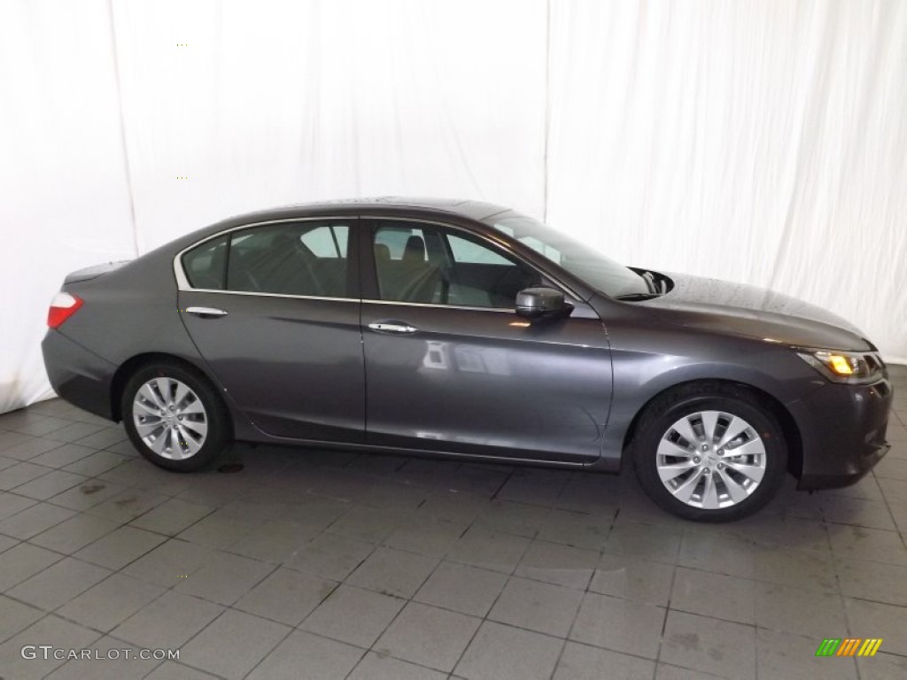 2014 Accord EX Sedan - Modern Steel Metallic / Black photo #5