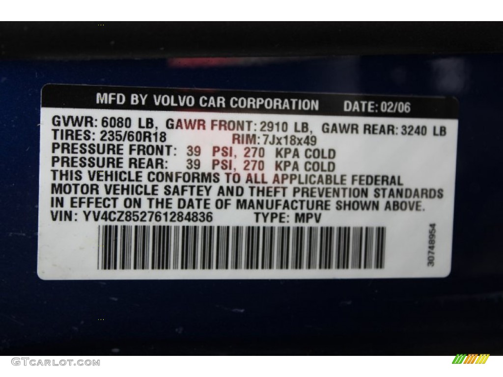 2006 XC90 V8 AWD Volvo Ocean Race Edition - Volvo Ocean Race Blue Metallic / Taupe/Light Taupe photo #37