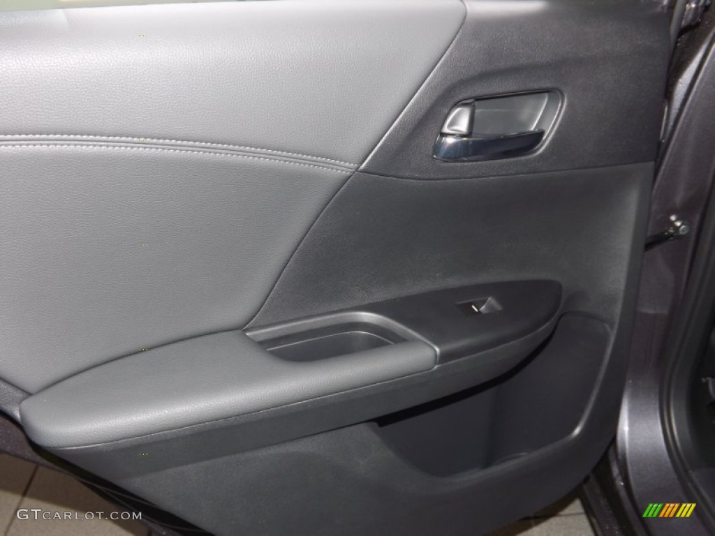 2014 Accord EX Sedan - Modern Steel Metallic / Black photo #28
