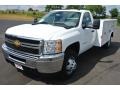 Summit White - Silverado 3500HD WT Regular Cab Utility Truck Photo No. 2