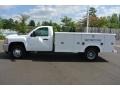 Summit White 2014 Chevrolet Silverado 3500HD WT Regular Cab Utility Truck Exterior