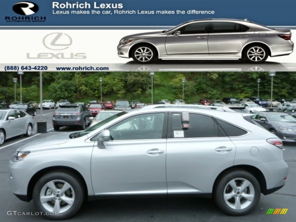 Silver Lining Metallic Lexus RX