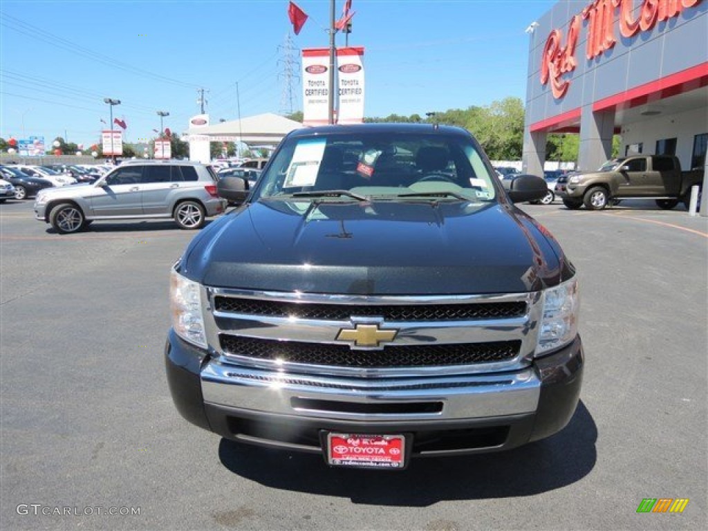 2009 Silverado 1500 Regular Cab - Black / Dark Titanium photo #2