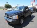 2009 Black Chevrolet Silverado 1500 Regular Cab  photo #3