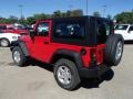 2014 Flame Red Jeep Wrangler Sport 4x4  photo #8