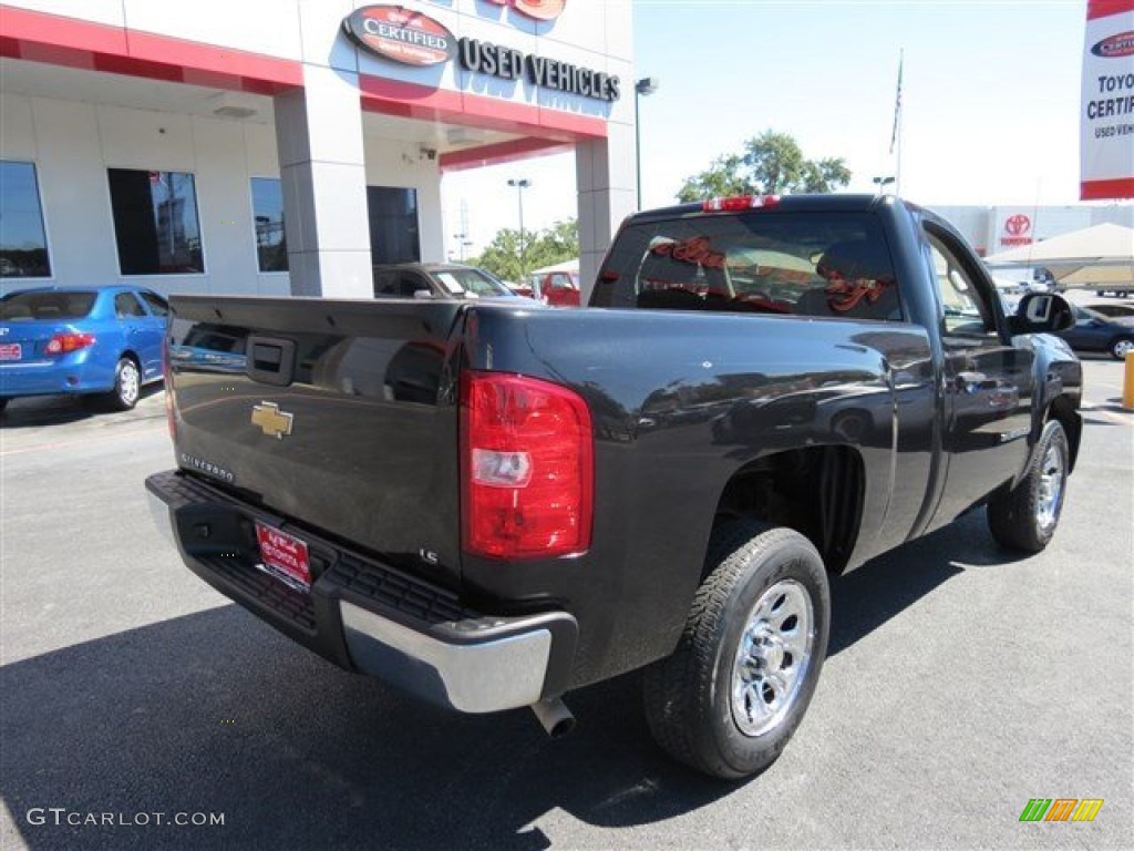 2009 Silverado 1500 Regular Cab - Black / Dark Titanium photo #7