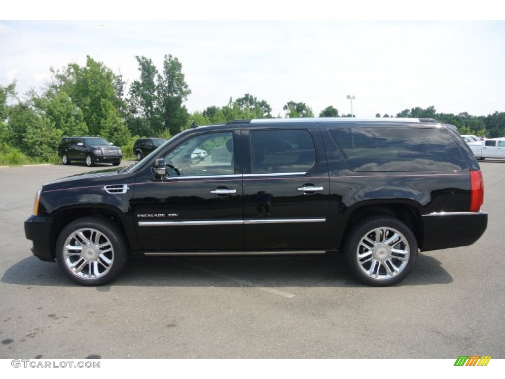 Black Raven 2014 Cadillac Escalade ESV Platinum AWD Exterior Photo #86095254