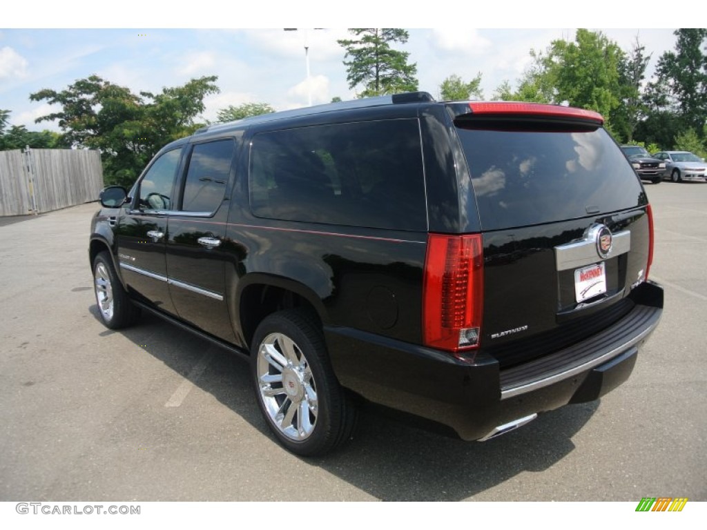 2014 Escalade ESV Platinum AWD - Black Raven / Ebony/Ebony photo #4