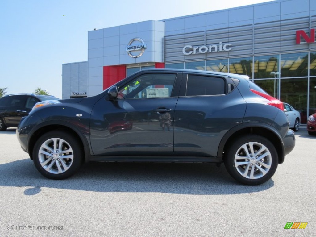 2013 Juke SV - Graphite Blue / Black/Silver Trim photo #2