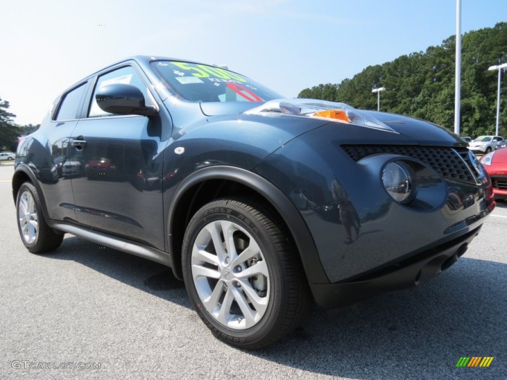 2013 Juke SV - Graphite Blue / Black/Silver Trim photo #7