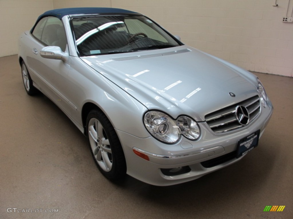 2006 CLK 350 Cabriolet - Iridium Silver Metallic / Stone photo #1