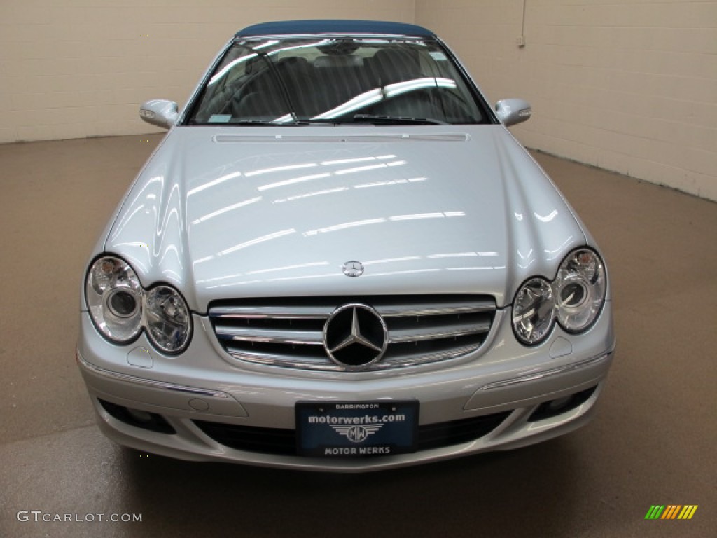 2006 CLK 350 Cabriolet - Iridium Silver Metallic / Stone photo #2