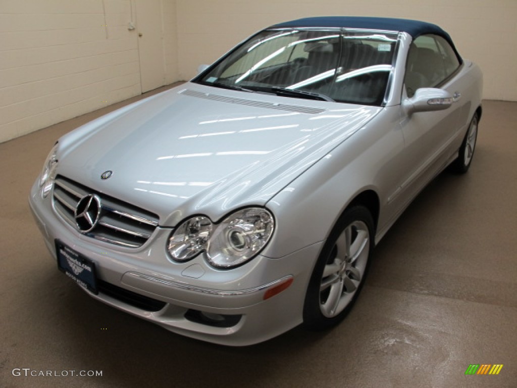 2006 CLK 350 Cabriolet - Iridium Silver Metallic / Stone photo #4