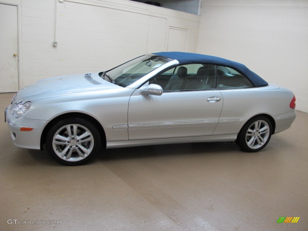 2006 CLK 350 Cabriolet - Iridium Silver Metallic / Stone photo #5