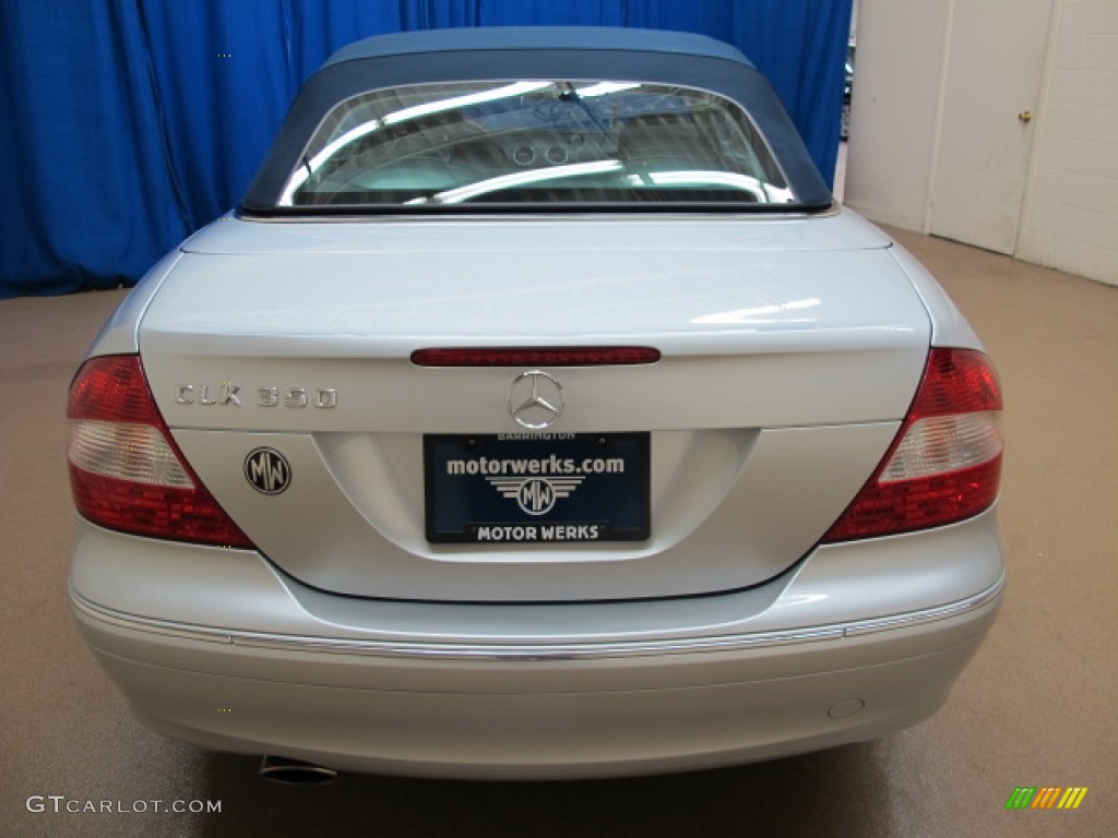 2006 CLK 350 Cabriolet - Iridium Silver Metallic / Stone photo #6