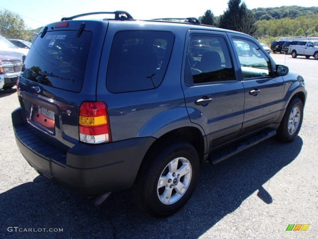 2005 Escape XLT V6 - Norsea Blue Metallic / Medium/Dark Flint Grey photo #4