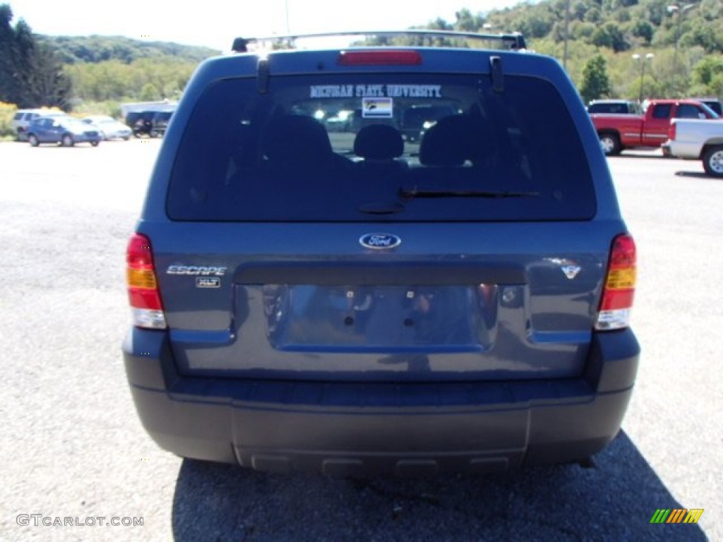 2005 Escape XLT V6 - Norsea Blue Metallic / Medium/Dark Flint Grey photo #5