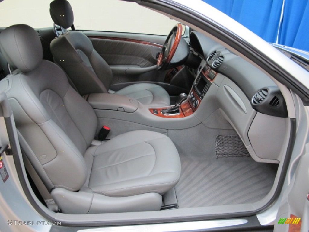 2006 CLK 350 Cabriolet - Iridium Silver Metallic / Stone photo #17