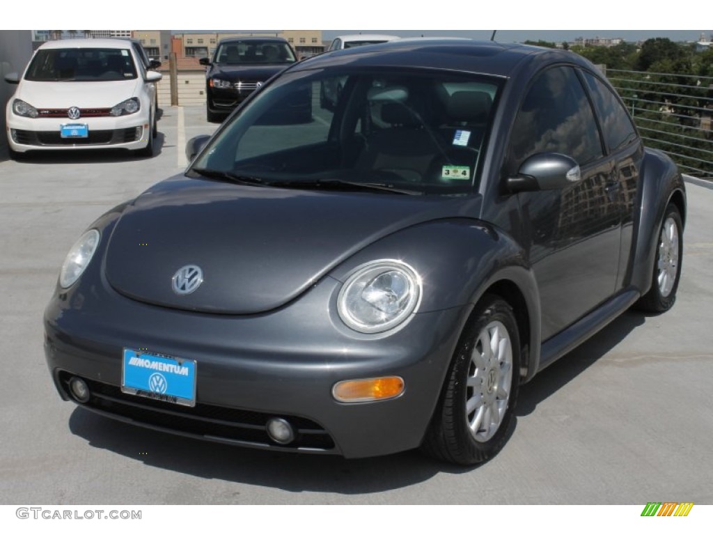 2004 New Beetle GLS Coupe - Platinum Grey Metallic / Gray photo #3