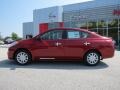 2014 Red Brick Nissan Versa 1.6 SV Sedan  photo #2