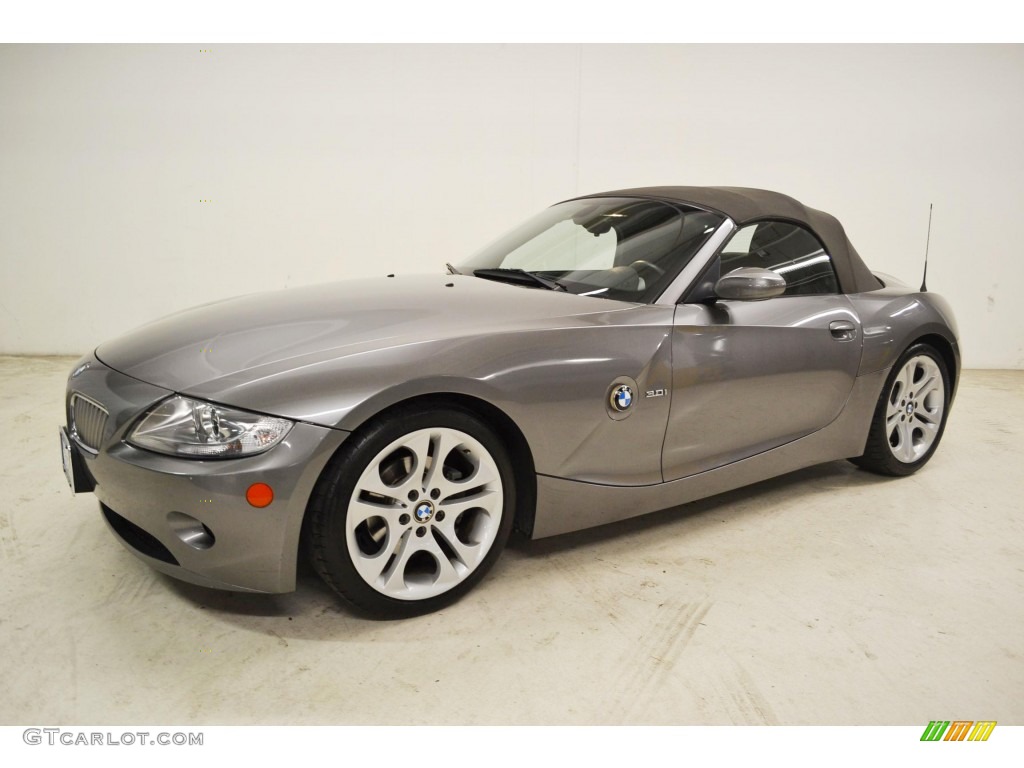 2005 Z4 3.0i Roadster - Sterling Grey Metallic / Black photo #9