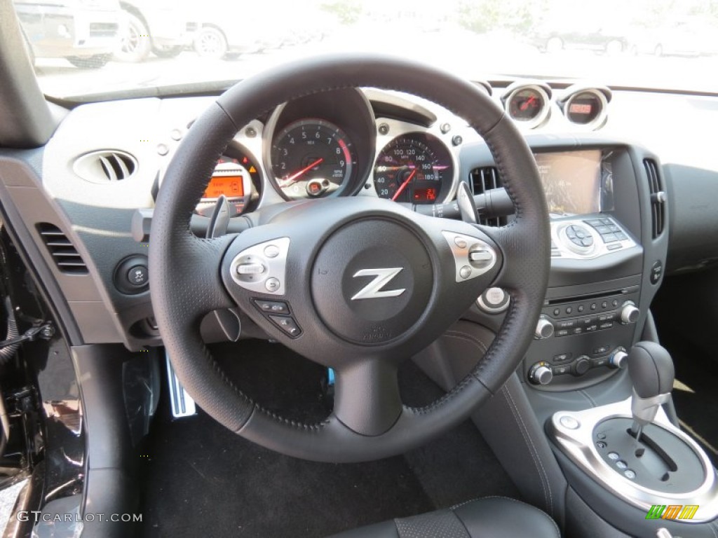 2014 Nissan 370Z Sport Touring Coupe Black Dashboard Photo #86098657