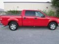 2004 Bright Red Ford F150 XLT SuperCrew  photo #3