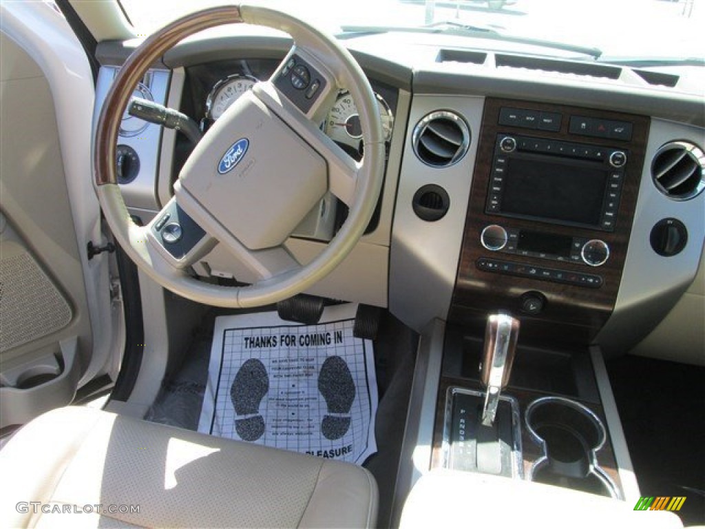 2010 Expedition EL Limited - White Platinum Tri-Coat Metallic / Stone photo #8