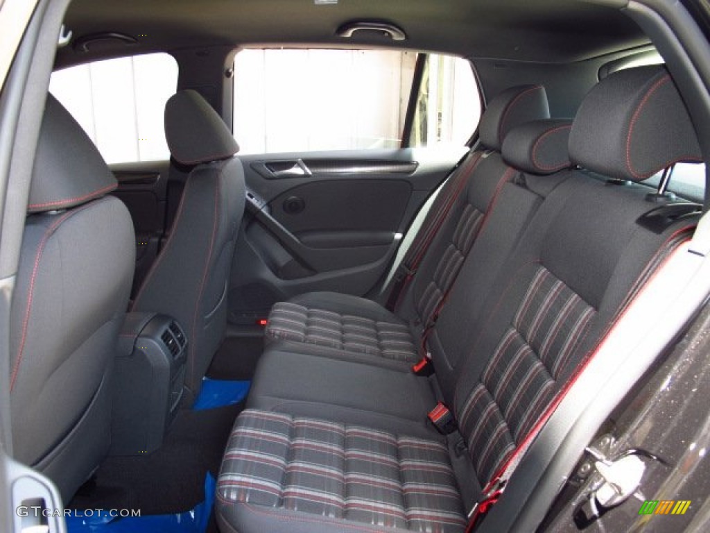 Interlagos Plaid Cloth Interior 2013 Volkswagen GTI 4 Door Wolfsburg Edition Photo #86099227