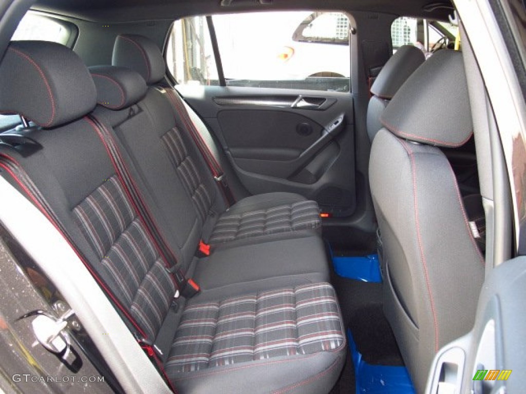 2013 Volkswagen GTI 4 Door Wolfsburg Edition Rear Seat Photo #86099272