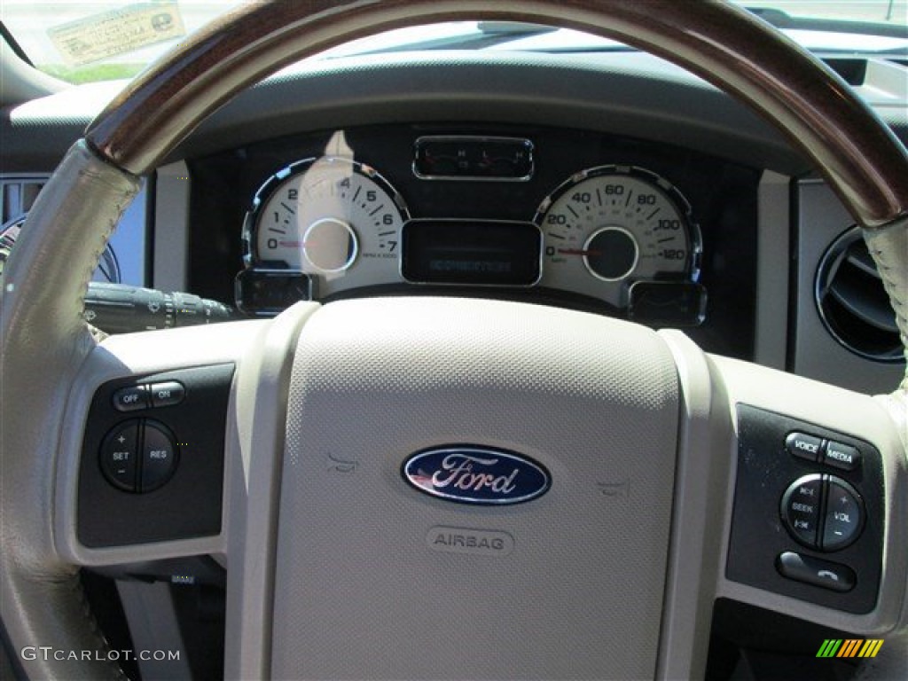 2010 Expedition EL Limited - White Platinum Tri-Coat Metallic / Stone photo #18