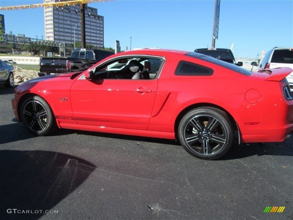 2013 Mustang GT/CS California Special Coupe - Race Red / California Special Charcoal Black/Miko-suede Inserts photo #3
