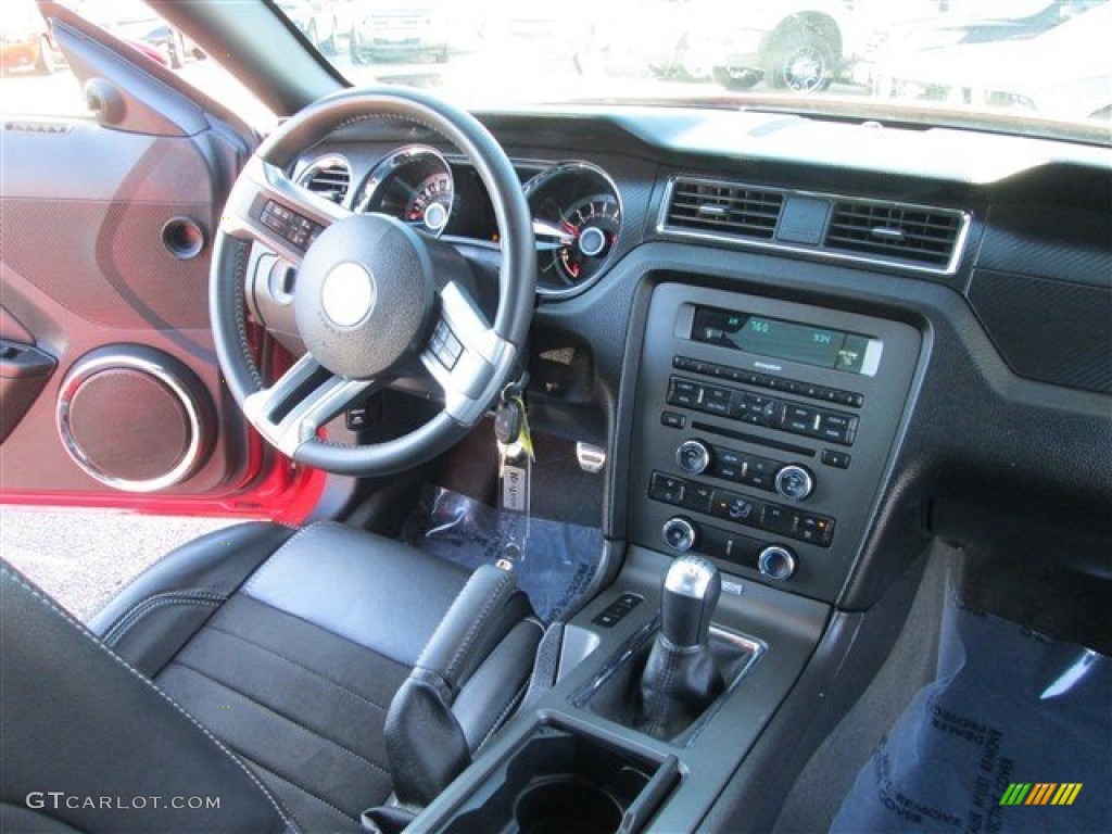 2013 Mustang GT/CS California Special Coupe - Race Red / California Special Charcoal Black/Miko-suede Inserts photo #9