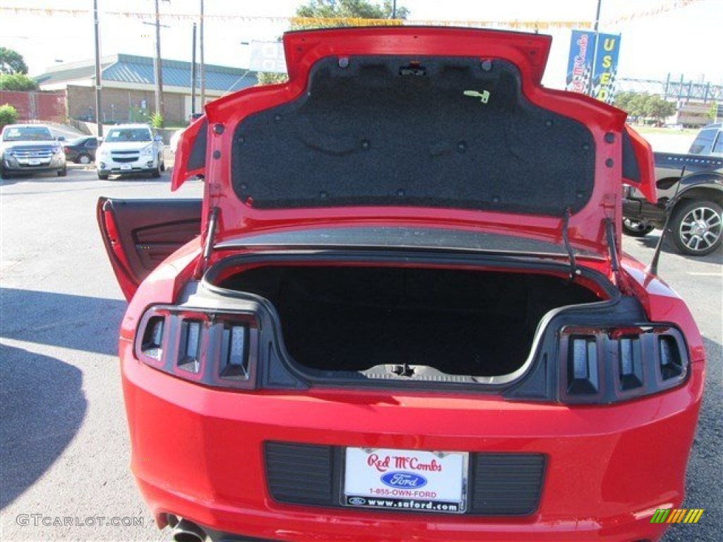 2013 Mustang GT/CS California Special Coupe - Race Red / California Special Charcoal Black/Miko-suede Inserts photo #10