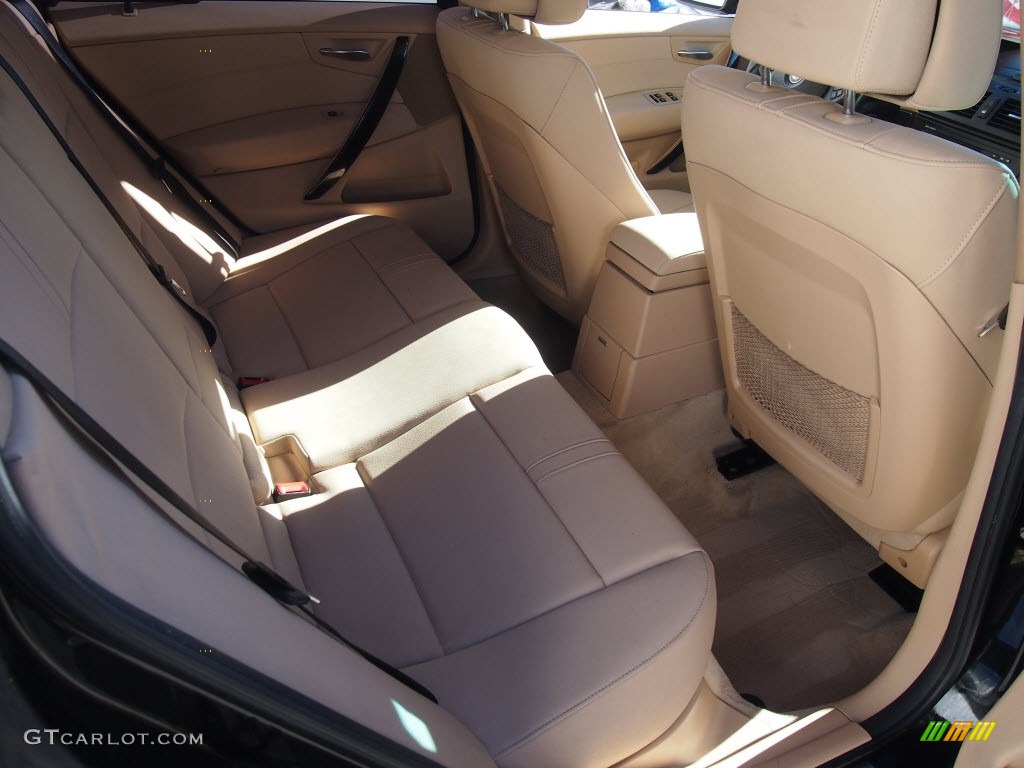 Beige Interior 2008 BMW X3 3.0si Photo #86100199