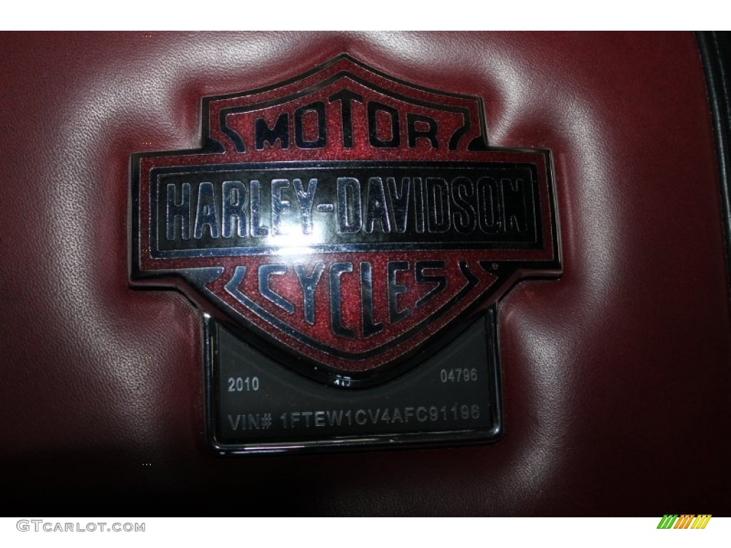 2010 F150 Harley-Davidson SuperCrew - Lava Red Metallic / Harley Davidson Lava Red/Black photo #29