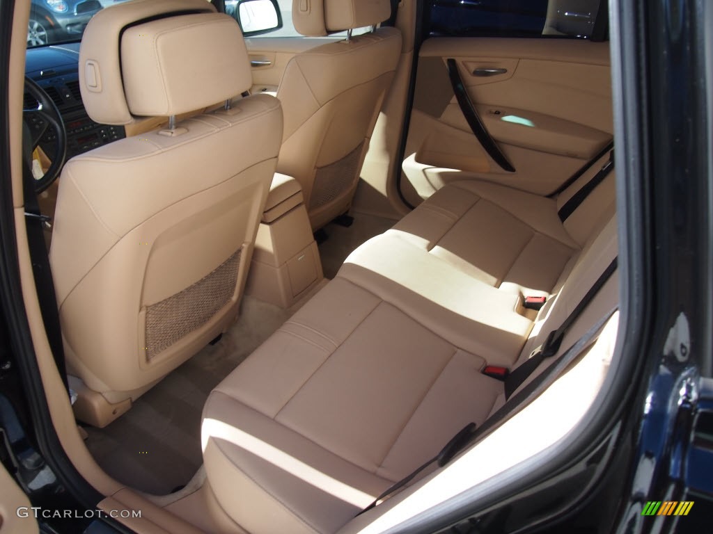 2008 BMW X3 3.0si Rear Seat Photo #86100341