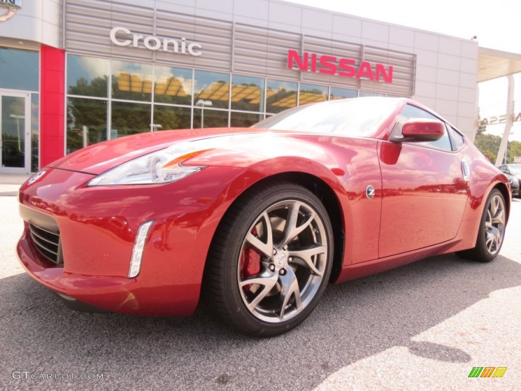 2014 370Z Sport Touring Coupe - Magma Red / Black photo #1