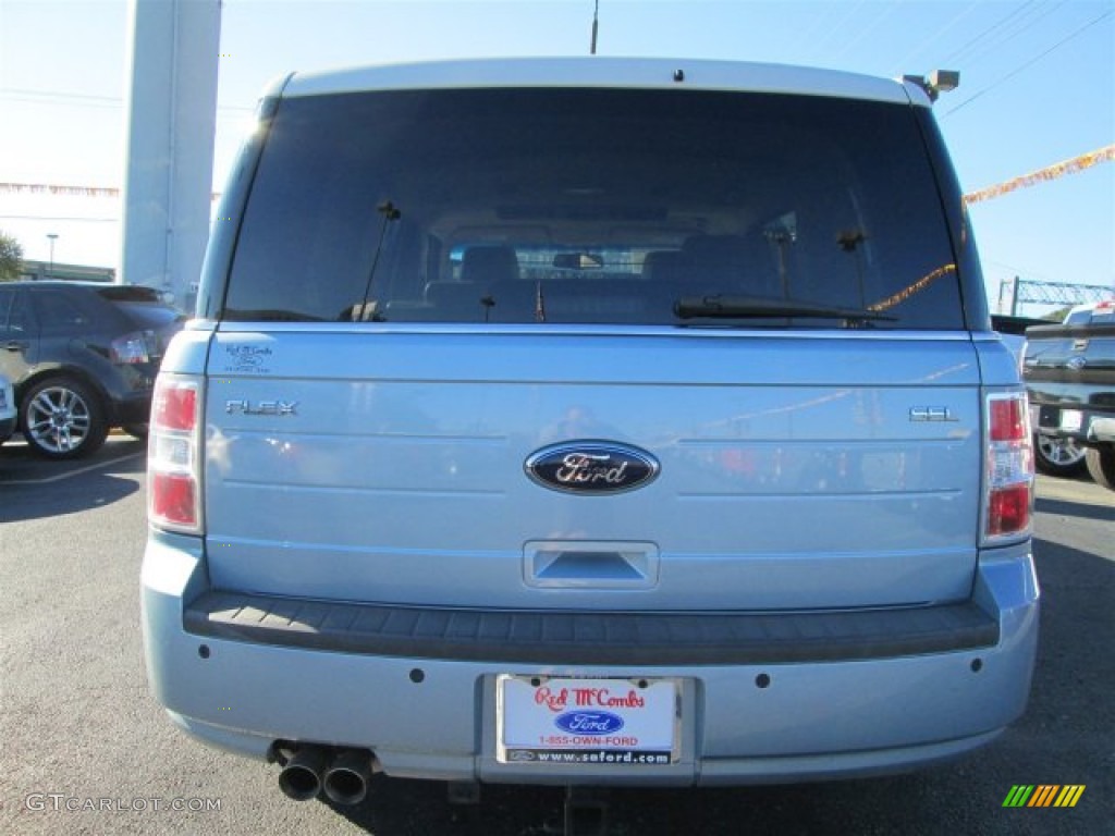 2009 Flex SEL - Light Ice Blue Metallic / Medium Light Stone photo #5