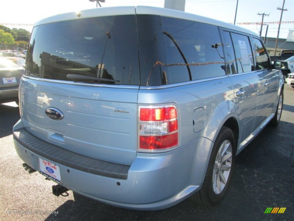 2009 Flex SEL - Light Ice Blue Metallic / Medium Light Stone photo #6