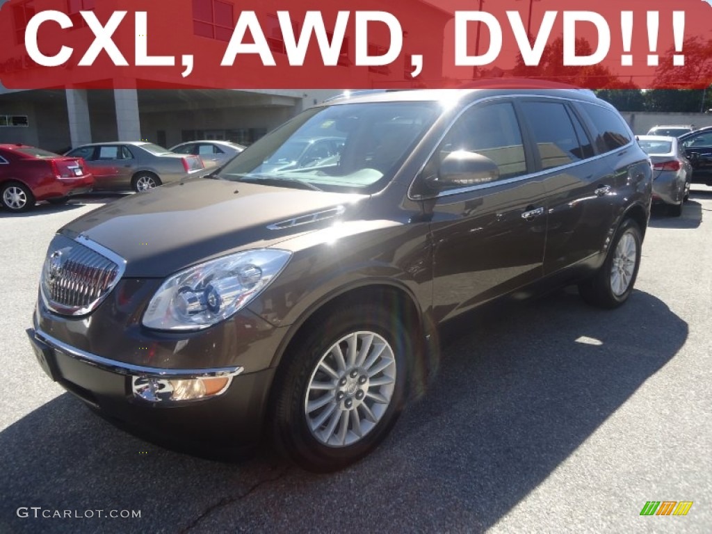 2010 Enclave CXL AWD - Cocoa Metallic / Ebony/Ebony photo #1