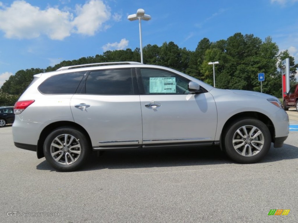 Brilliant Silver 2014 Nissan Pathfinder SL Exterior Photo #86103700